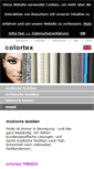 Mobile Screenshot of colortex.de